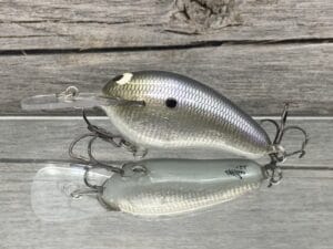 Black Label Balsa - Prowler MR Signature Series - Custom Balsa Crankbait - Foiled American Shad Color