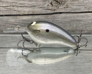 Black Label Balsa - Prowler MR Signature Series - Custom Balsa Crankbait - Foiled American Shad Color