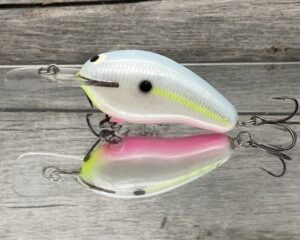 Black Label Balsa - Prowler MR - Custom Balsa Crankbait - Sexy Flamingo Color