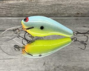 Black Label Balsa - K II - Custom Balsa Crankbait - Candy Dolphin Color