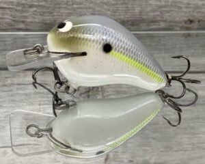Black Label Balsa - Rattling Wreck - Balsa Squarebill - Chartreuse Shad - Zoom WEC E-1