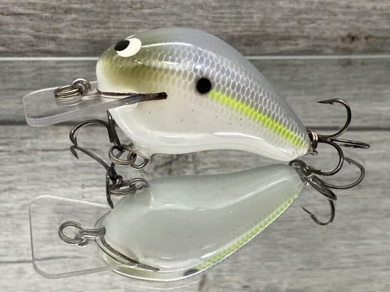 Black Label Balsa - Rattling Wreck - Balsa Squarebill - Chartreuse