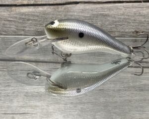 Black Label Balsa - K II - Signature Series - Custom Balsa Crankbait - Foiled American Shad Color