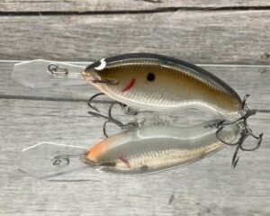 Black Label Balsa - Tapout Jr - Signature Series Custom Balsa Crankbait - Foiled Tennessee Flash Color