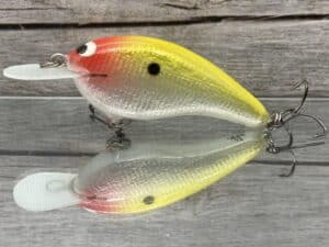Black Label Balsa - Slim Signature Series Balsa Crankbait - Foiled Clown Color