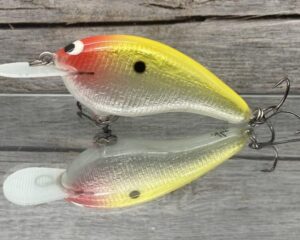 Black Label Balsa - Slim Signature Series Balsa Crankbait - Foiled Clown Color