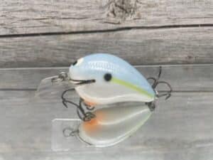 Black Label Balsa - Wreck Jr. - Custom Balsa Squarebill Crankbait - Sexy Shad Color