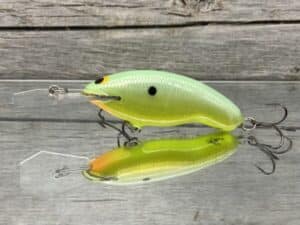 Black Label Balsa - Tapout Jr - Signature Series Custom Balsa Crankbait - Foiled Faded Dolphin Color