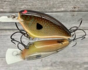 Black Label Balsa - Bacon-Signature Series - Balsa Crankbait - Pumpkin Seed Color