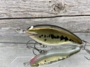 Black Label Balsa - Tapout - Signature Series Custom Balsa Crankbait - Foiled Baby Bass Color