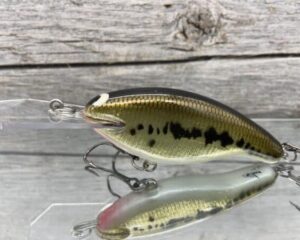 Black Label Balsa - Tapout - Signature Series Custom Balsa Crankbait - Foiled Baby Bass Color
