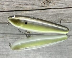 Black Label Balsa - Law Dawg - Custom Balsa Topwater- Money Shad Color