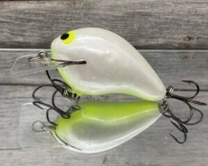 Black Label Balsa - Wreck - Balsa Squarebill - Hot Pearl Color - Zoom WEC E-1