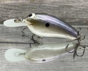 Black Label Balsa - Little Cliffie - Custom Balsa Crankbait - American Shad Color