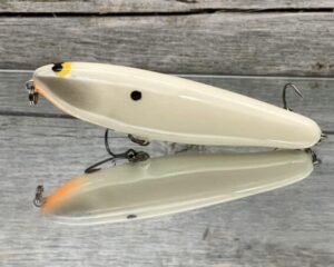 Black Label Balsa - Law Dawg - Custom Balsa Topwater- Bone Color