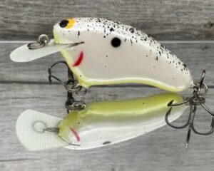 Black Label Balsa - Hickster - Balsa Crankbait - Splatter Back Color - Zoom WEC Hicky