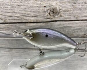 Black Label Balsa - Tapout - Signature Series Custom Balsa Crankbait - Foiled American Shad Color