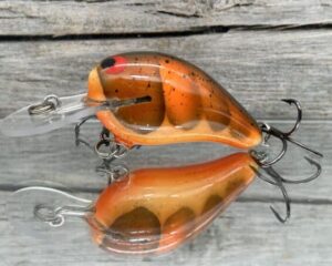 Black Label Balsa - Rumble MR - Custom Balsa Crankbait - Fall Craw Color