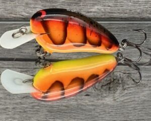 Black Label Balsa - Peanut - Balsa Crankbait - 3 Alarm Craw Color - Zoom WEC Mutt