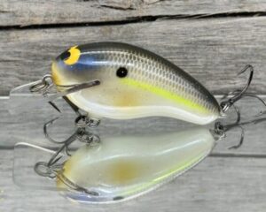 Black Label Balsa - Prowler - Custom Balsa Squarebill Crankbait - Magic Shad Color