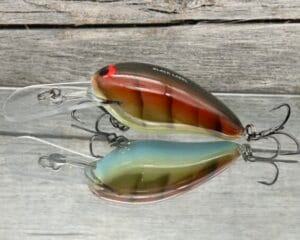 Black Label Balsa - Rock Hound - Custom Balsa Crankbait - Blue Belly Craw Color