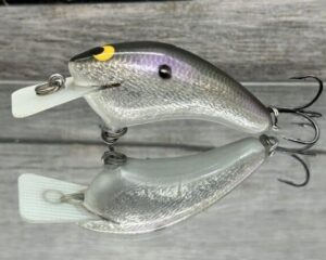 Black Label Balsa - Speedy - Hybrid Squarebill Crankbait - Gizzard Shad Foil Color