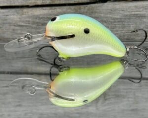 Black Label Balsa - Rumble MR - Custom Balsa Crankbait - Citrus Candy Color