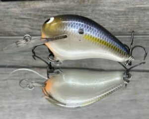 Black Label Balsa - Rumble MR - Custom Balsa Crankbait - Threadfin Shad Pearl Color