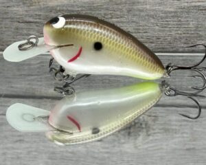 Black Label Balsa - Rattling Peanut - Balsa Crankbait - Cliff's Secret Color