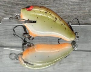 Black Label Balsa - Runt- Custom Balsa Crankbait - Root Beer Color