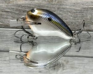 Black Label Balsa - Runt- Custom Balsa Crankbait - Threadfin Shad Pearl Color