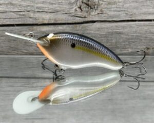 Black Label Balsa - The .38 - Balsa Crankbait - Threadfin Shad Pearl Color