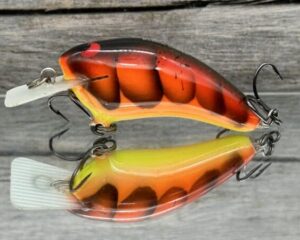 Black Label Balsa - Speedy - Hybrid Squarebill Crankbait - 3 Alarm Craw Color