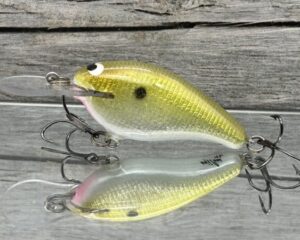 Black Label Balsa - Shiver 7 Signature Series - Custom Balsa Crankbait - Foiled Morning Dawn Color