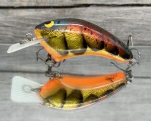 Black Label Balsa - Speedy - Signature Series Hybrid Squarebill Crankbait - Foiled Spring Craw Color