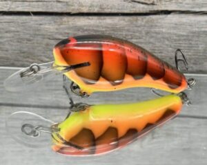 Black Label Balsa - K II SR - Custom Balsa Crankbait - 3 Alarm Craw Color