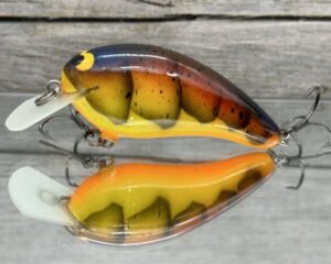 Black Label Balsa - Turbo - Custom Balsa Crankbait - Spring Craw Color