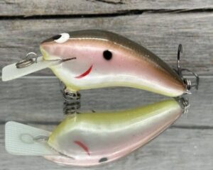 Black Label Balsa - Speedy - Hybrid Squarebill Crankbait - Tomato Shad Color