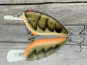 Black Label Balsa - Bacon MR - Balsa Crankbait - Phantom Green Craw Color