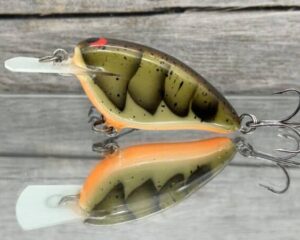 Black Label Balsa - Bacon MR - Balsa Crankbait - Phantom Green Craw Color