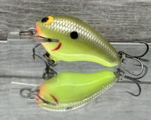 Black Label Balsa - Runt- Custom Balsa Crankbait - Moon Shine Color
