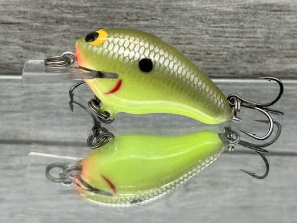 Black Label Balsa - Runt- Custom Balsa Crankbait - Moon Shine