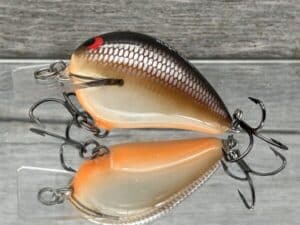 Black Label Balsa - Wreck Jr. - Custom Balsa Squarebill Crankbait - Hot Chocolate Color