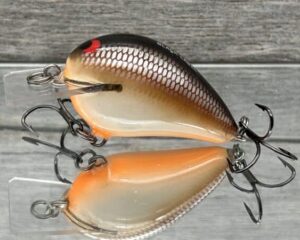 Black Label Balsa - Wreck Jr. - Custom Balsa Squarebill Crankbait - Hot Chocolate Color