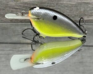 Black Label Balsa - Bacon MR - Balsa Crankbait - Chartreuse Magic Color