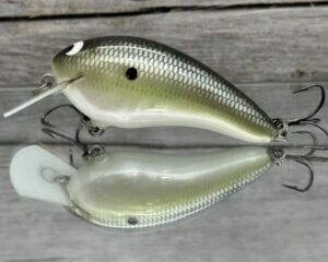 Black Label Balsa - Turbo - Custom Balsa Crankbait - Money Shad Color
