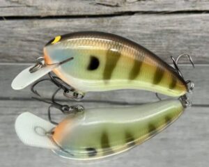 Black Label Balsa - Turbo - Custom Balsa Crankbait - Bold Bluegill Color