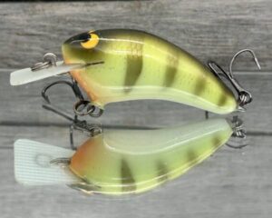 Black Label Balsa - Speedy - Hybrid Squarebill Crankbait - Faded Perch Color