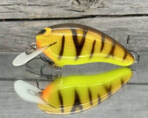 Black Label Balsa - Turbo - Custom Balsa Crankbait - Spring Tiger Color