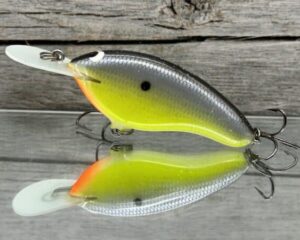 Black Label Balsa - The .38 - Balsa Crankbait - Chartreuse Magic Color